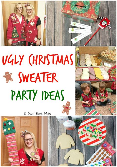 food ideas for ugly christmas sweater party|ugly sweater party names.